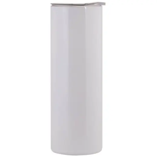Cylindrical Tumbler White Front